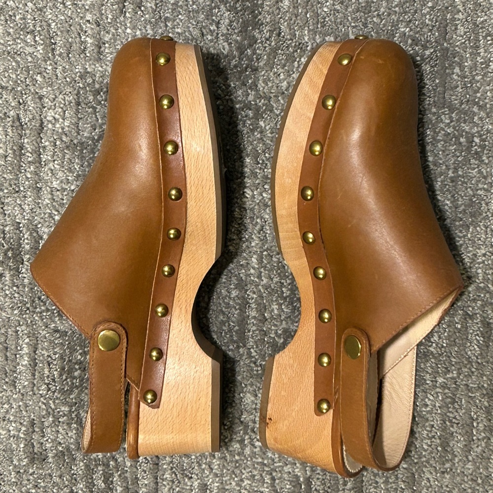 J Crew sling back clog